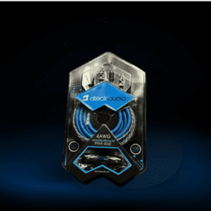 A blue and black plastic box with some kind of object