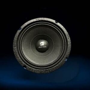 A speaker is shown with the bottom of it.